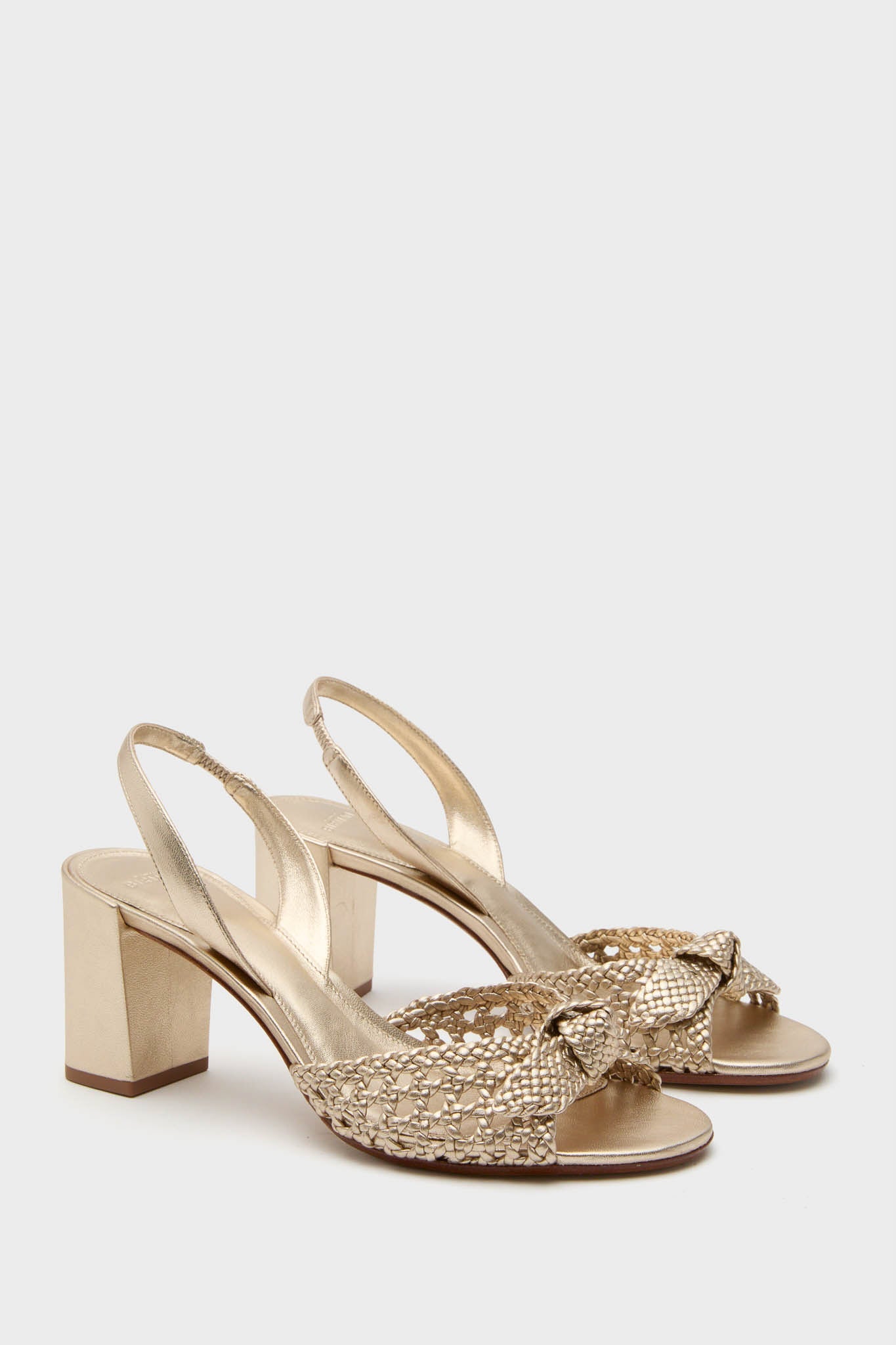 Golden Easy Clarita Block 75 Tresse Heels